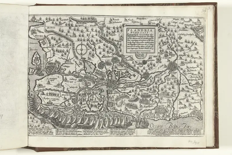 Kaart van Vlaanderen, 1604 Wall Art by Unknown - High-Resolution Digital Print