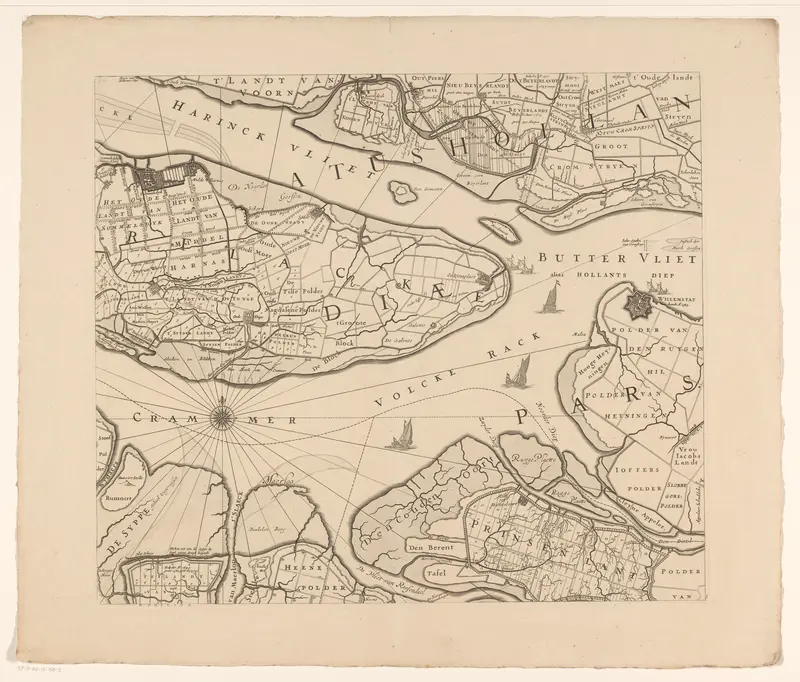 Kaart van Zeeland (derde deel) Wall Art by anonymous - High-Resolution Digital Print