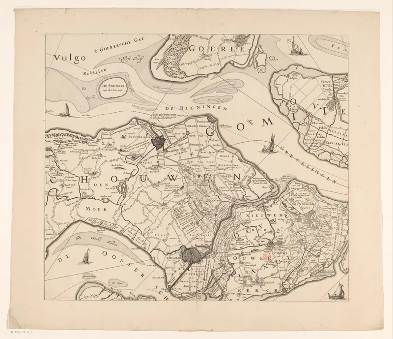 Kaart van Zeeland (tweede deel) Wall Art by Zacharias Roman - High-Resolution Digital Print
