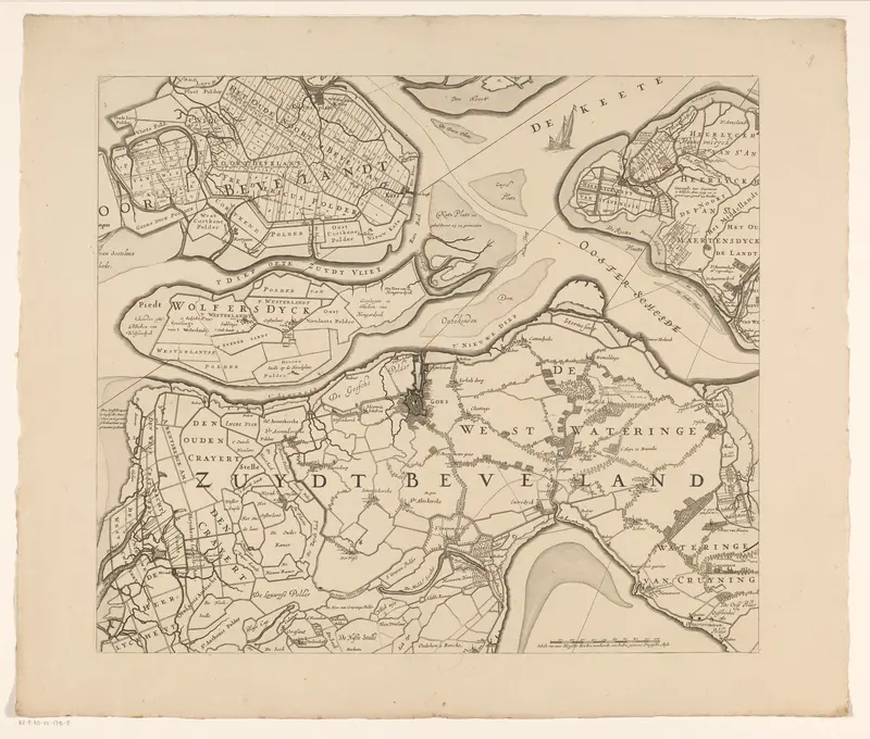 Kaart van Zeeland (vijfde deel) Wall Art by Zacharias Roman - High-Resolution Digital Print