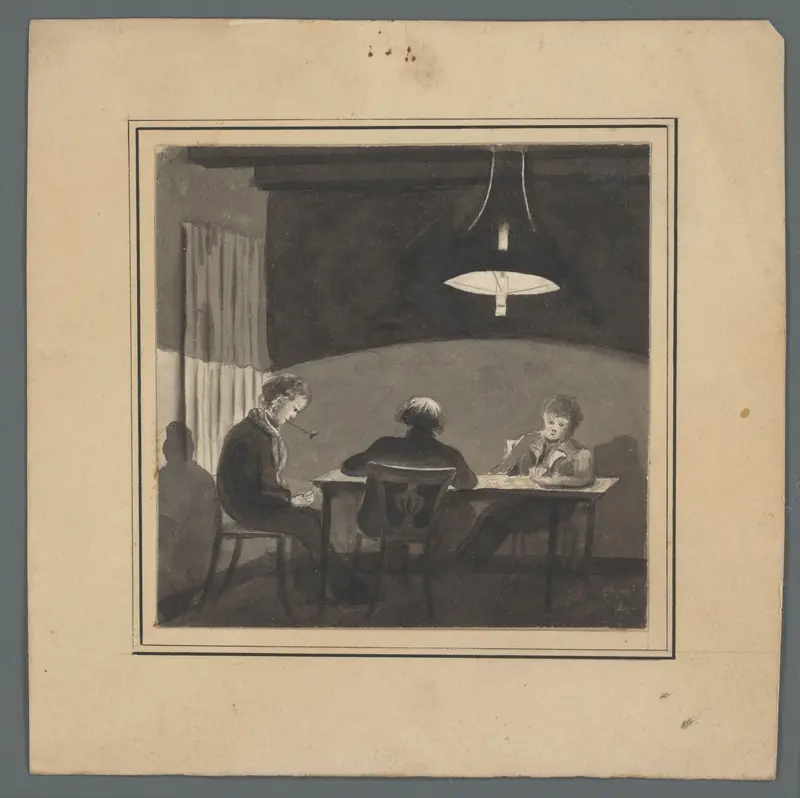 Kaartspel Wall Art by Frederik Lambertus Geerling - High-Resolution Digital Print