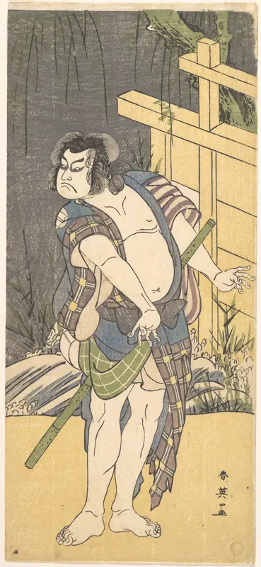 Kabuki Actor Sakata Hangorō III as an Outlaw