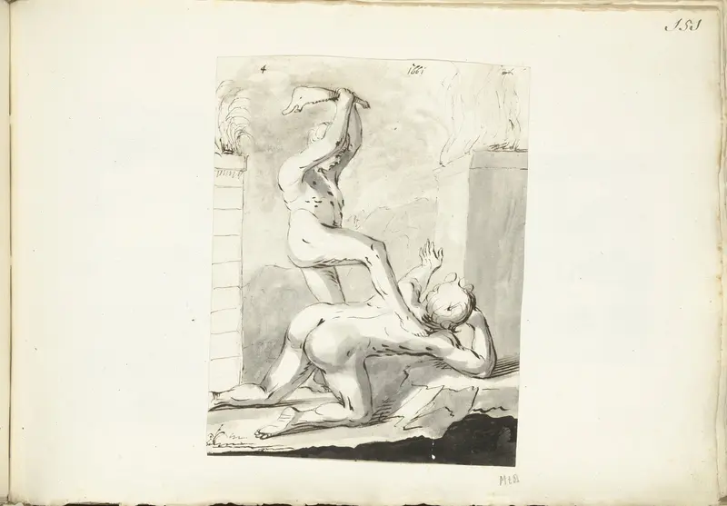 Kaïn doodt Abel Wall Art by Unknown - High-Resolution Digital Print