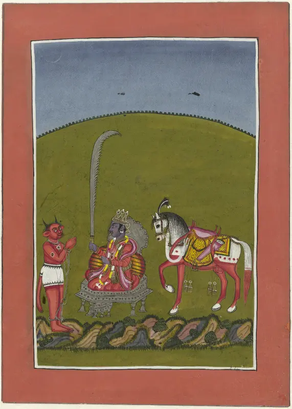 Kalki (de toekomstige incarnatie van Vishnu) Wall Art by Unknown - High-Resolution Digital Print