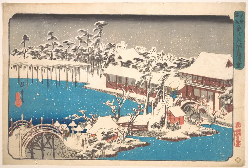Kameido Tenmangu Keidai no Yuki