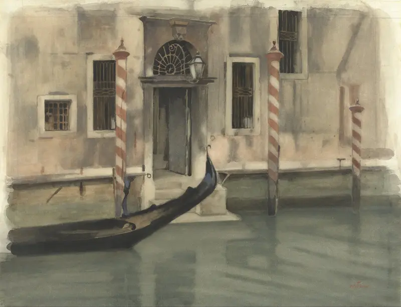 Kanaal te Venetië Wall Art by Willem Witsen - High-Resolution Digital Print