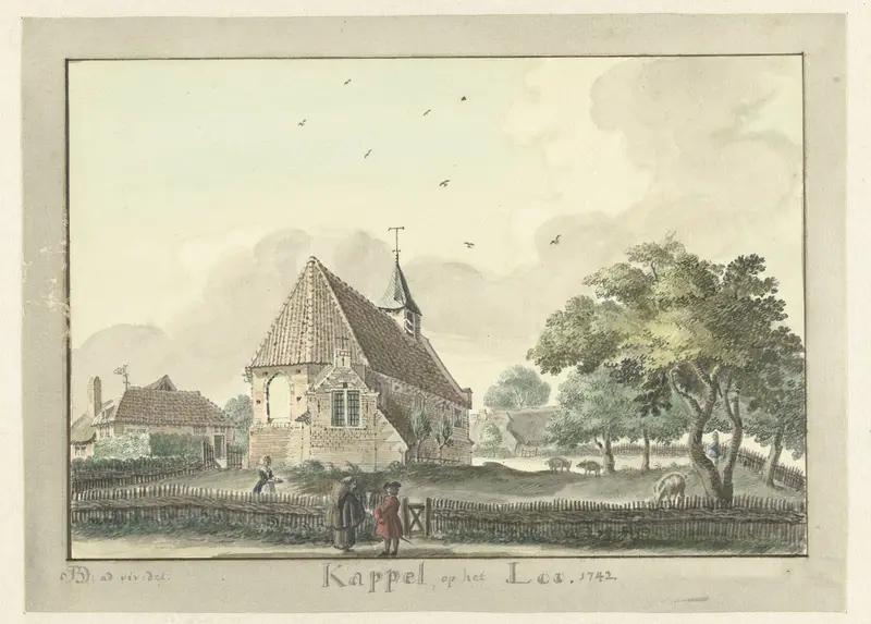 Kapel op 't Loo Wall Art by Jan de Beijer - High-Resolution Digital Print