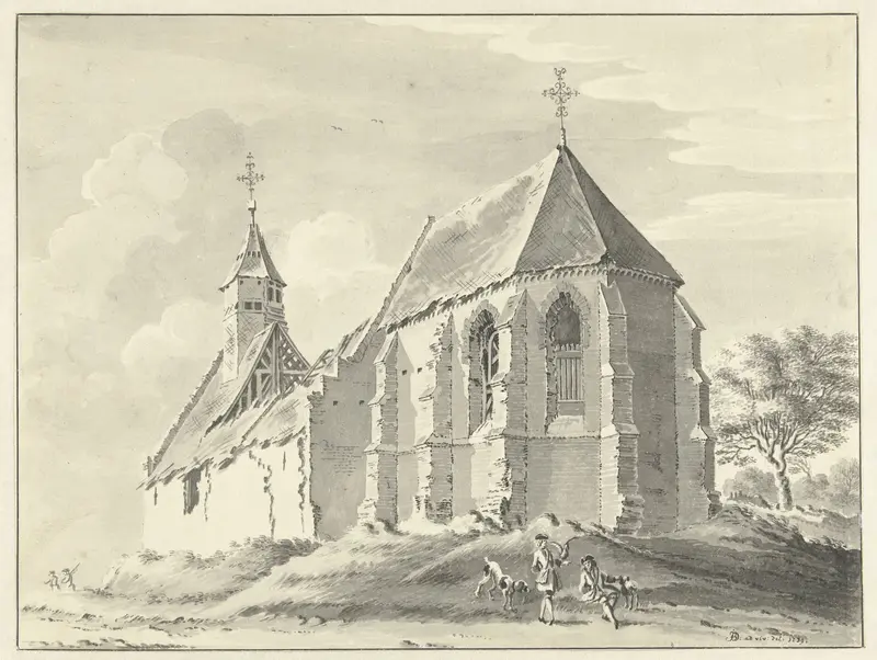 Kapel te Leenderstrijp Wall Art by Jan de Beijer - High-Resolution Digital Print