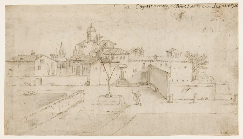 Kapucijnerklooster te Antwerpen (?) Wall Art by anonymous - High-Resolution Digital Print