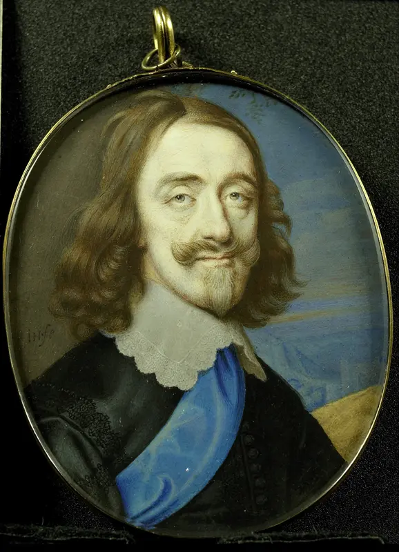 Karel I (1600-49), koning van Engeland Wall Art by John Hoskins - High-Resolution Digital Print