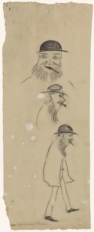 Karikaturen van Triebels Wall Art by Gerrit Willem Dijsselhof - High-Resolution Digital Print