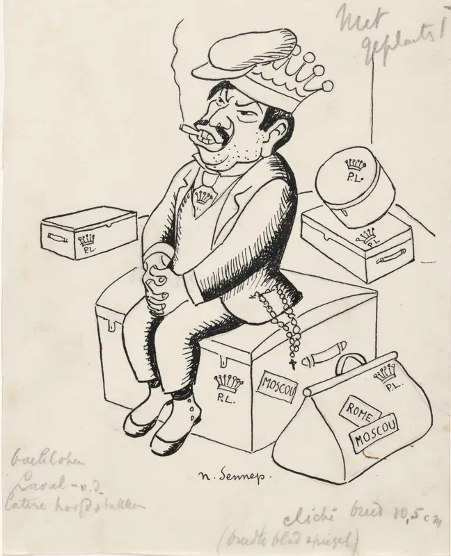 Karikatuur van Pièrre Jean Marie Laval Wall Art by Unknown - High-Resolution Digital Print