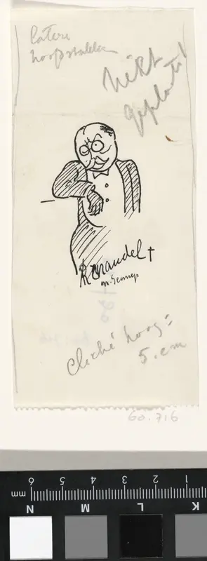Karikatuur van Pierre Renaudel Wall Art by Unknown - High-Resolution Digital Print