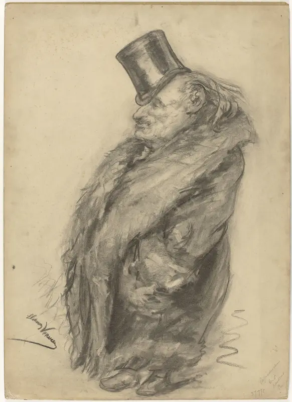 Karikatuurportret van Willem Maris Wall Art by Unknown - High-Resolution Digital Print