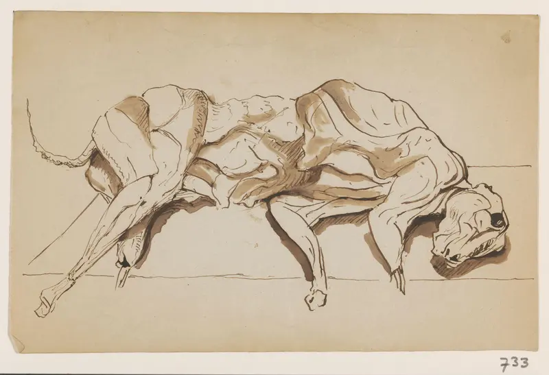 Karkas van een dier Wall Art by Johannes Tavenraat - High-Resolution Digital Print