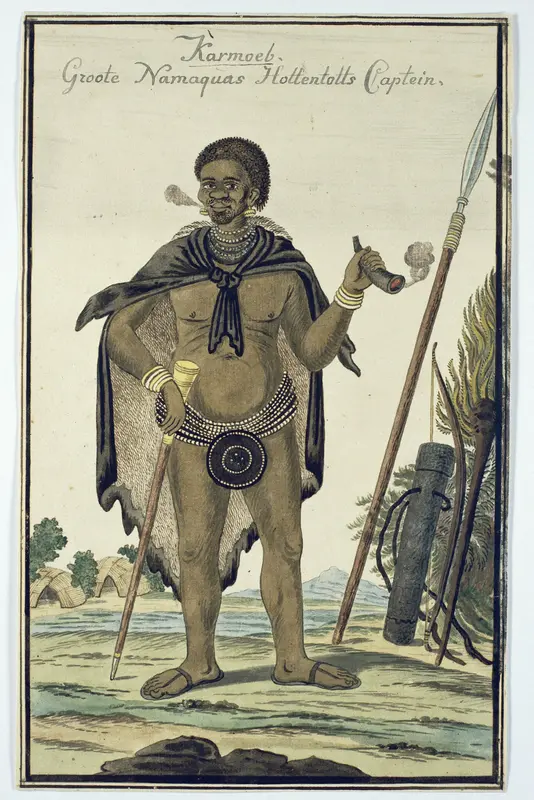 Karmoeb, Captain of the Namaqua Khoisan Wall Art by Unknown - High-Resolution Digital Print