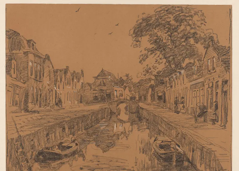 Karnemelksluis in Enkhuizen Wall Art by Willem Bastiaan Tholen - High-Resolution Digital Print