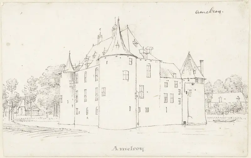 Kasteel Ammerzoden Wall Art by Cornelis Pronk - High-Resolution Digital Print