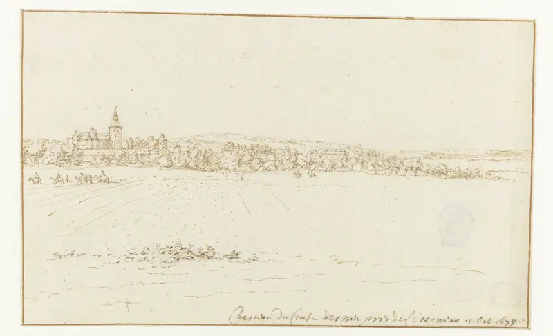Kasteel bij Linsmeau Wall Art by Constantijn Huygens (II) - High-Resolution Digital Print