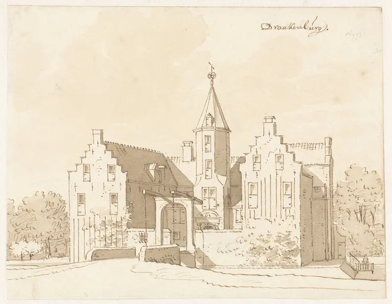 Kasteel Drakenburg bij Baarn Wall Art by Unknown - High-Resolution Digital Print