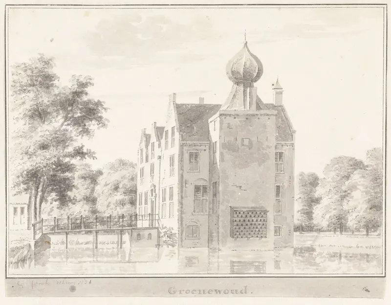 Kasteel Groenewoude onder Amersfoort Wall Art by Cornelis Pronk - High-Resolution Digital Print