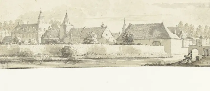 Kasteel Makken te Vierlingsbeek Wall Art by Jan de Beijer - High-Resolution Digital Print