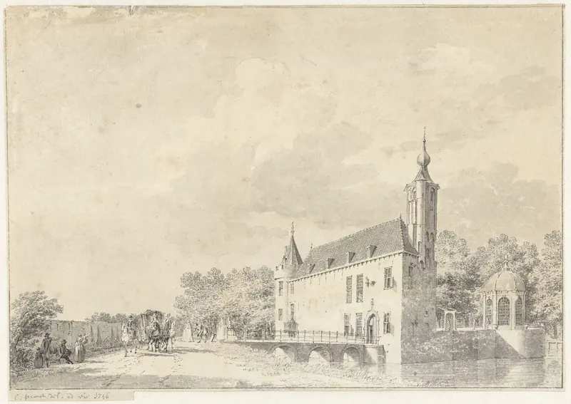 Kasteel St.-Aldegonde te West-Souburg Wall Art by Cornelis Pronk - High-Resolution Digital Print