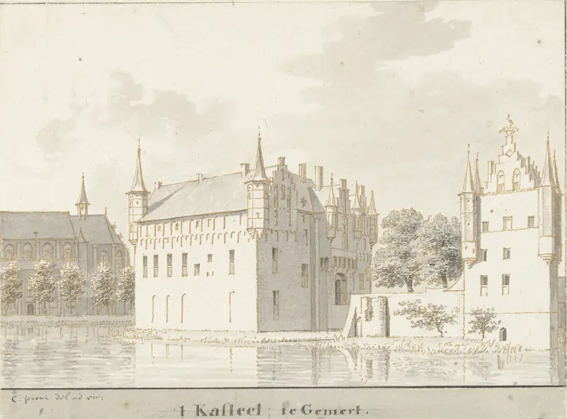 Kasteel te Gemert Wall Art by Cornelis Pronk - High-Resolution Digital Print