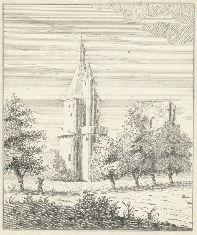 Kasteel te Wijk bij Duurstede Wall Art by Hendrik van Maarseveen - High-Resolution Digital Print