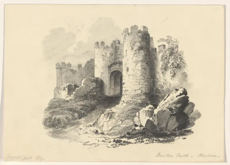 Kasteel van Beeston in Cheshire Wall Art by Unknown - High-Resolution Digital Print