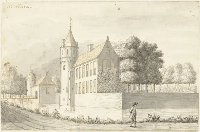 Kasteel Westhoven bij Oostkapelle op Walcheren