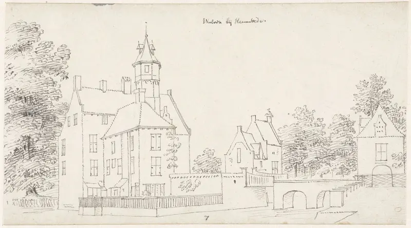 Kasteel Wulven bij Houten Wall Art by Cornelis Pronk - High-Resolution Digital Print