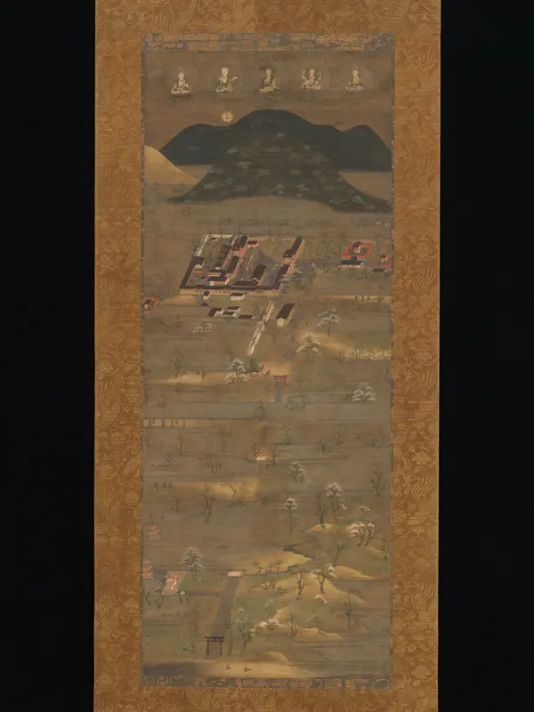 Kasuga Shrine Mandala (Kasuga miya mandara) Wall Art by Unknown - High-Resolution Digital Print