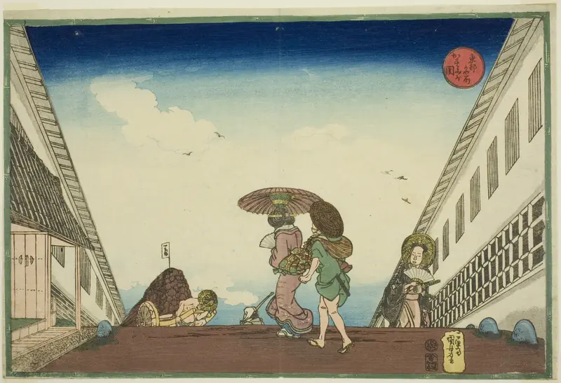 Kasumigaseki, from the series "Famous Places in the Eastern Capital (Toto meisho)"