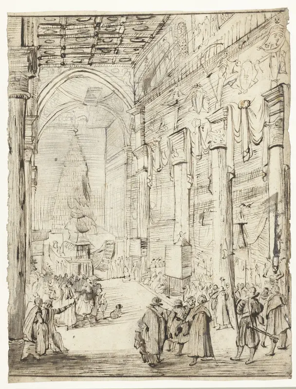 Katafalk van keizer Matthias Wall Art by Moses ter Borch - High-Resolution Digital Print