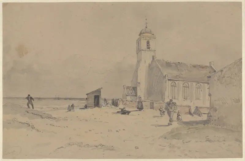 Katwijk Wall Art by Willem Anthonie van Deventer - High-Resolution Digital Print