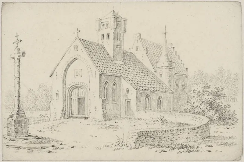 Kerk Wall Art by Pieter de Goeje - High-Resolution Digital Print