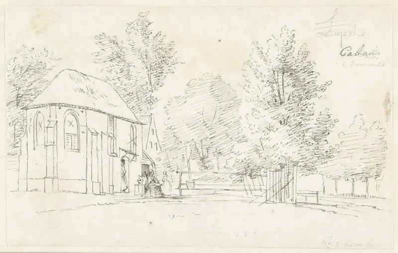 Kerk in het dorp Cabauw Wall Art by Cornelis Pronk - High-Resolution Digital Print