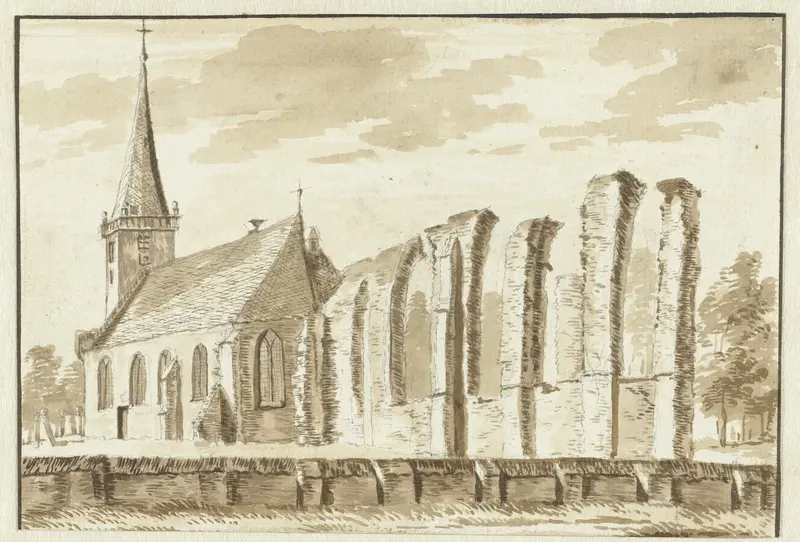Kerk te Heiloo Wall Art by Abraham Rademaker - High-Resolution Digital Print