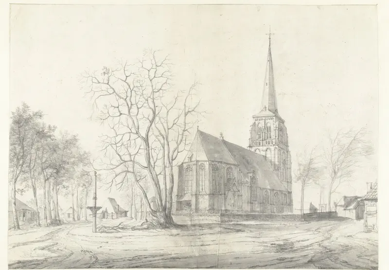 Kerk van de H. Michaël te Sint Michielsgestel Wall Art by Jan Abrahamsz. Beerstraten - High-Resolution Digital Print