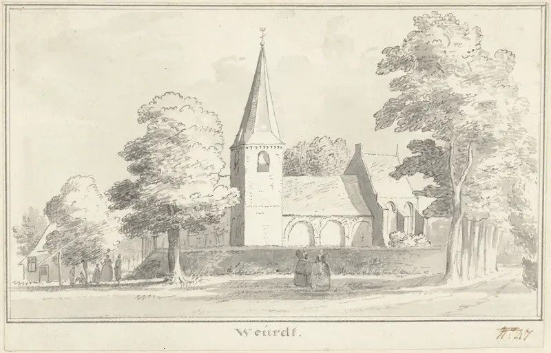 Kerk van het dorp Weurt Wall Art by Unknown - High-Resolution Digital Print