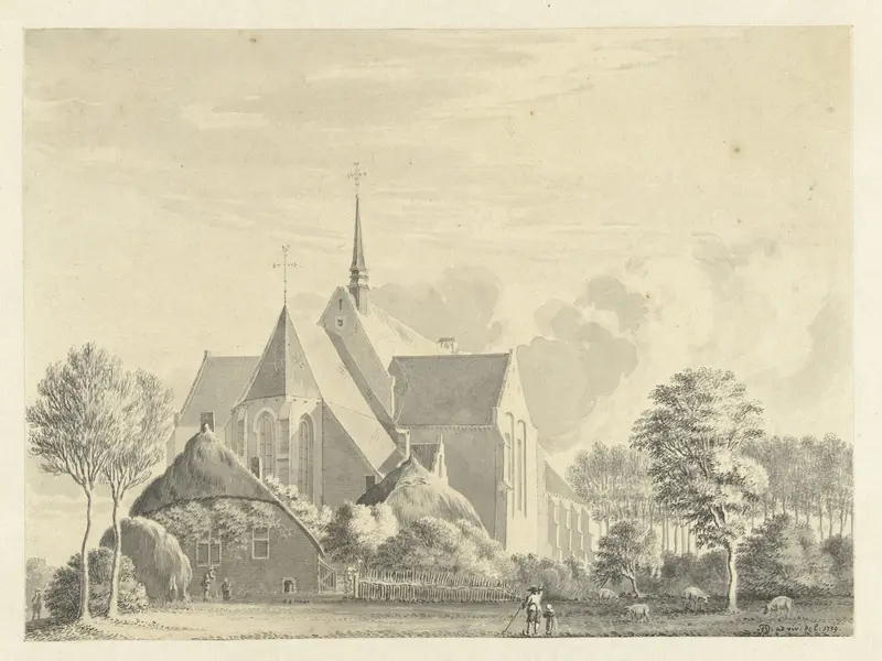 Kerk van Someren Wall Art by Jan de Beijer - High-Resolution Digital Print