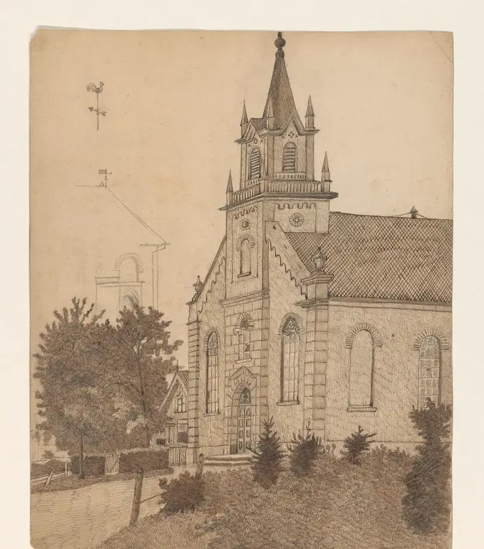 Kerk Wall Art by Dirk Arnoldus Tavenraat - High-Resolution Digital Print