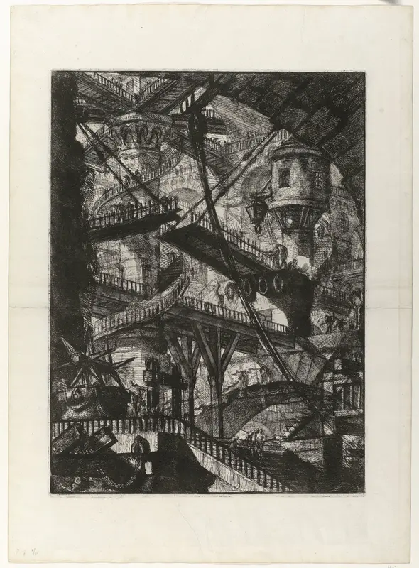 Kerker met ophaalbrug Wall Art by Giovanni Battista Piranesi - High-Resolution Digital Print