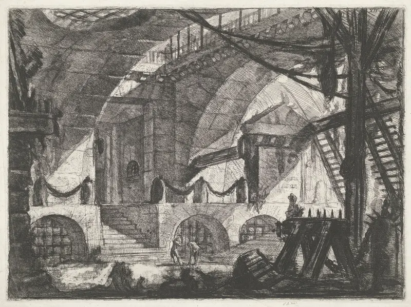 Kerker met zaagbok Wall Art by Giovanni Battista Piranesi - High-Resolution Digital Print