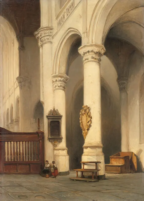 Kerkinterieur Wall Art by Unknown - High-Resolution Digital Print