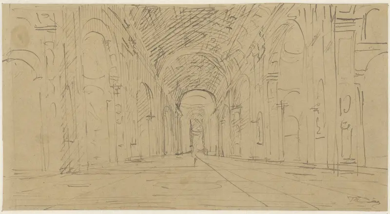 Kerkinterieur te Rome Wall Art by Thomas Cool - High-Resolution Digital Print