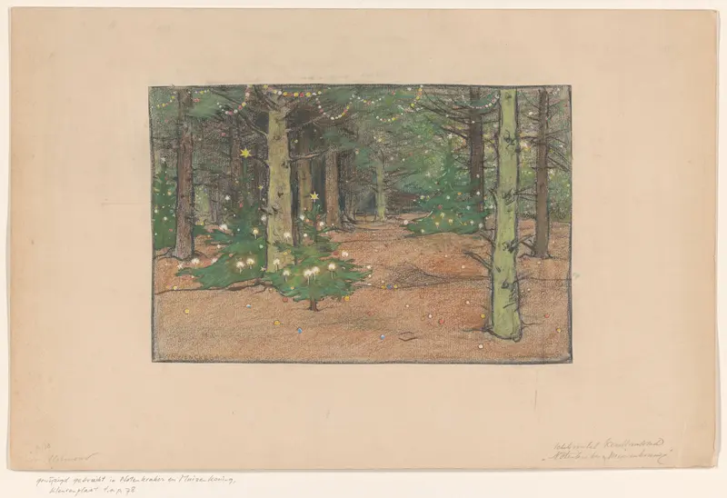 Kerstboombos Wall Art by Unknown - High-Resolution Digital Print