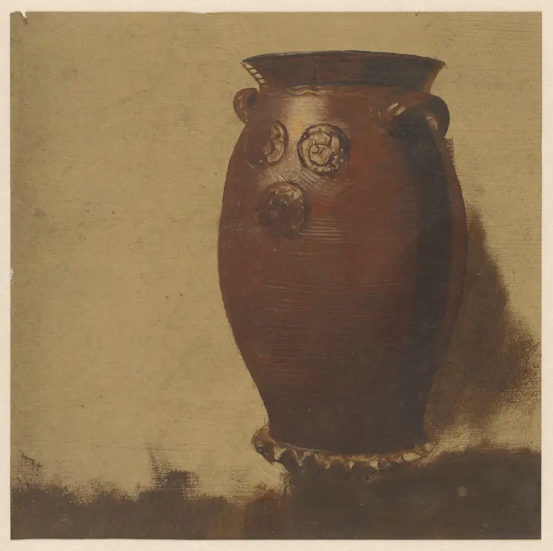 Keuls potje tegen lichte achtergrond Wall Art by Albertus Steenbergen - High-Resolution Digital Print