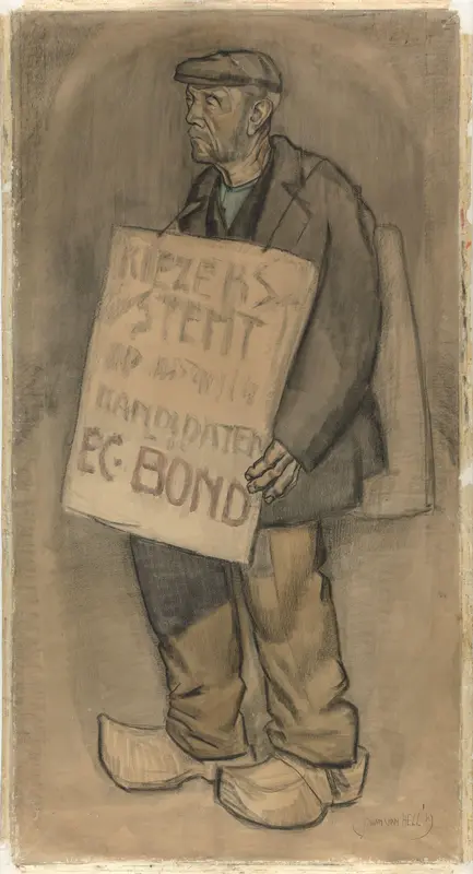 Kiezers stemt op ...kandidaten EC bond Wall Art by Unknown - High-Resolution Digital Print